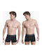 Мъжки боксерки Черно/Сиво 2Pack