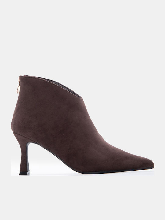 Luigi Damen Stiefeletten mit hohen Absatz Braun