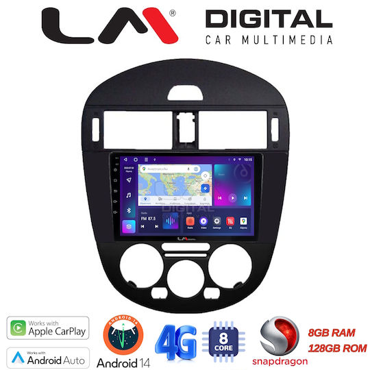 LM Digital Ηχοσύστημα Αυτοκινήτου για Nissan Pulsar 2015 (Bluetooth/USB/WiFi/GPS/Apple-Carplay/Android-Auto)