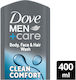 Dove Men+ Care Clean Comfort Moisturizing Creamy Shower Gel for Men 400ml