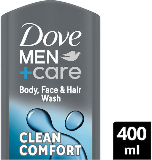 Dove Men+ Care Clean Comfort Moisturizing Creamy Shower Gel for Men 400ml