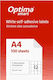Optima Etichete Autoadezive A4 Rectangulare 70x67.7mm