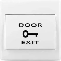 Mentor Acs045 Access Control Exit Button No Com 12v Surface Mount Fireproof