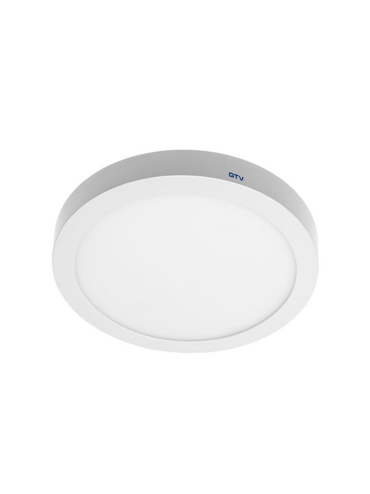 Gtv Plafonieră de Tavan Albă cu LED Integrat Gtv Plafonieră de Tavan Albă cu LED Integrat