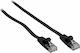 Flaches U/UTP Kat.6 (Gigabit) Netzwerkkabel Ethernet 20m Schwarzes