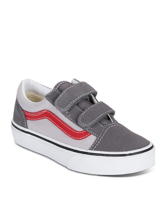 Vans Old Skool V Kinder Sneaker Grau
