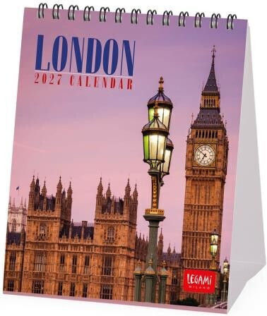 Legami Milano London Ημερήσιο Επιτραπέζιο Ημερολόγιο 2027 12x14.5εκ.