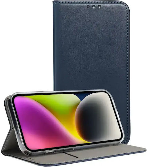 Techwave Leather Navy Blue Back Cover (Oppo Reno15 F)