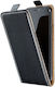 Flexi Vertical Flip din Silicon Negru (Galaxy A13 5G)