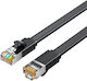 Vention Network Cable Cat7 Flat 1.5m Black Icgbg