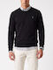 Langarm Schwarz Herrenbluse