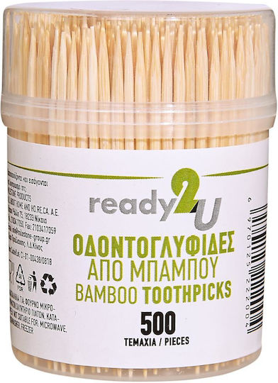Ready 2u Οδοντογλυφίδες Βαρελάκι 500τεμ 6-73196