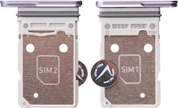 Samsung A57 5g A576 Dual Sim Card Holder Lila Gh98-50759d Original Service Pack Samsung A57 5g A576 Dual Sim Card Holder Lila Gh98-50759d Original Service Pack