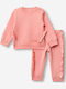 Kids Sweatpants Set With Top Orange