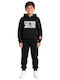 Kids Sweatpants Set With Top Black