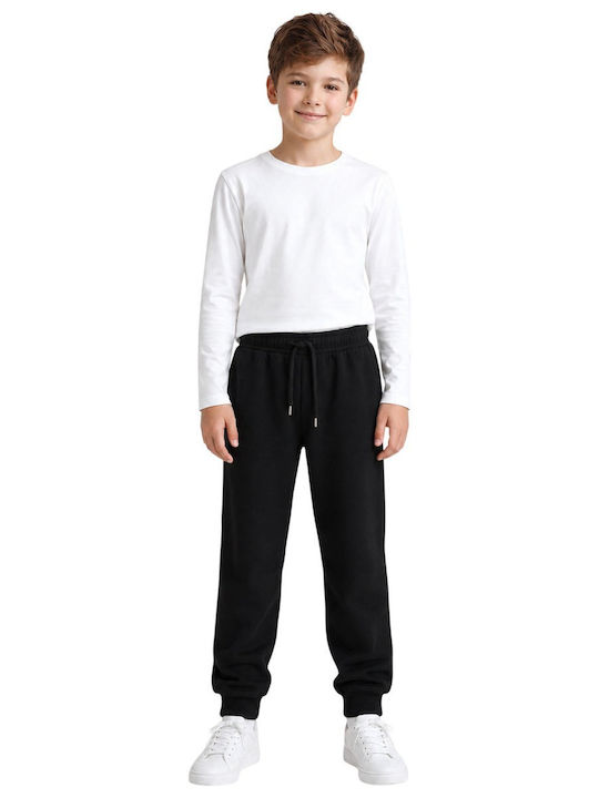Kids Sweatpants With Jacket With Top Black