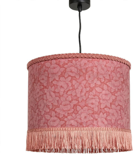 Deckenleuchte Rosa mit Lampenbirnensockel E27 35x25cm