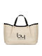 Fabric Women's Handbag Black