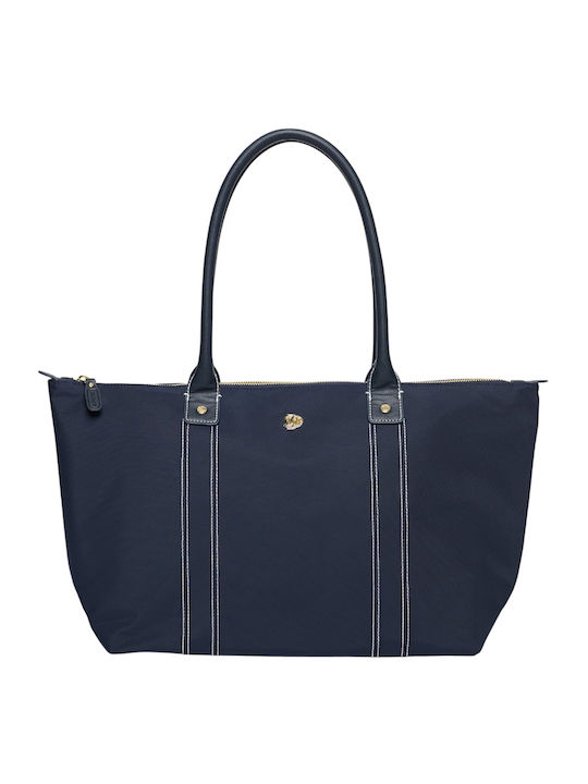 Superdry Geantă de Damă Tote de Mână Albastră