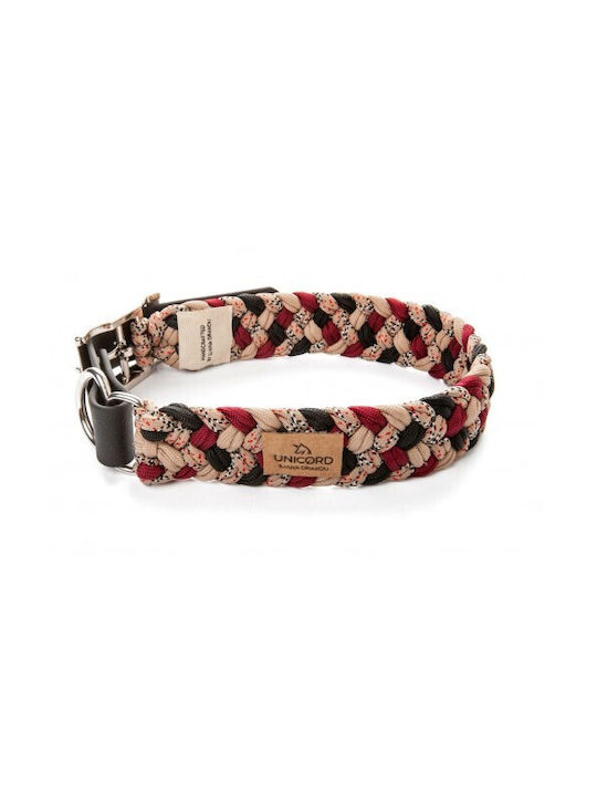Unicord Handgemachtes Hundehalsband Halsband Party Braun 37-43cm Mittel