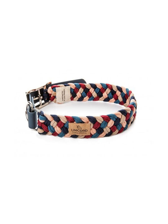 Unicord Handgemachtes Hundehalsband Halsband Farbe Party Blau 30-36cm S