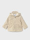 Waterproof Kids Casual Short Jacket Ecru