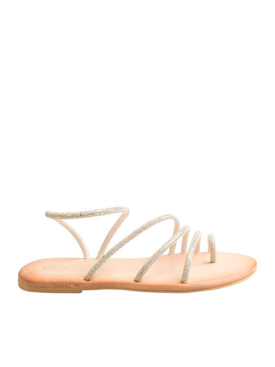 Baroque Women's Silver Flat Sandals
