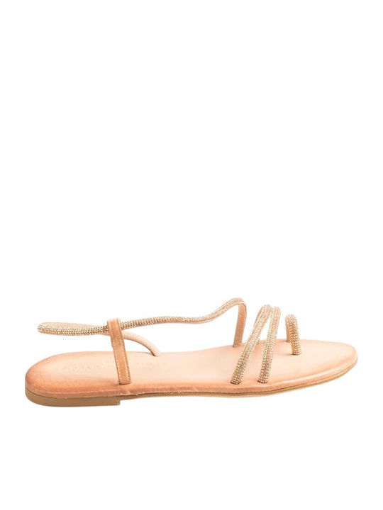 Baroque Women's Flat Sandals Gold