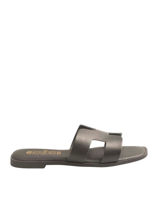 Baroque Women's Flat Sandals Black