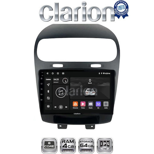 Clarion Gl52261 OEM Multimedia Car Audio System Fiat Freemont 2008> CarPlay Android Auto BT GPS WiFi GPRS