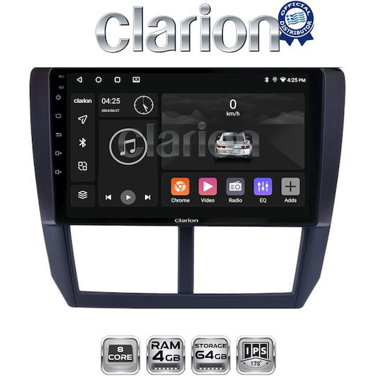 Clarion Gl52272 Ecran OEM Multimedia Sisteme Audio Auto Subaru Impreza-Forester 2009>2012 CarPlay Android Auto BT GPS Wi-Fi GPRS