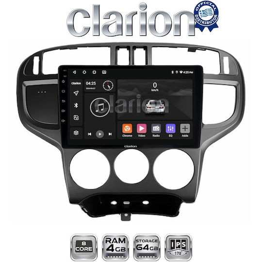 Clarion Gl52600 OEM Multimedia Car Audio System Screen Hyundai Matrix 2001 > 2011 CarPlay Android Auto BT GPS Wi-Fi GPRS