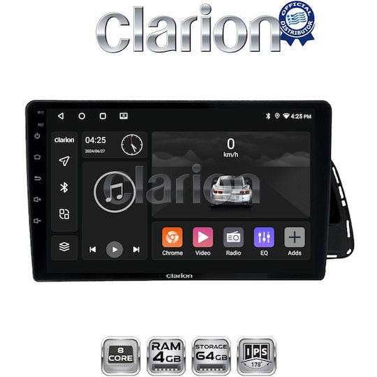 Clarion Gl52313 OEM Мултимедийна Екран Автомобилен Audi Q5 2008 > 2018 Квадратен LVDS Задължително Условие Фабричен AUX In Без Фабрична Навигация CarPlay AndroidAuto BT GPS Wi-Fi GPRS