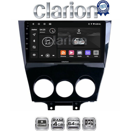 Clarion Gl52301 Oem Мултимедийна Екран Автомобилни Аудио Системи Mazda Rx8 2001>2008 CarPlay AndroidAuto Bt Gps Wifi Gprs