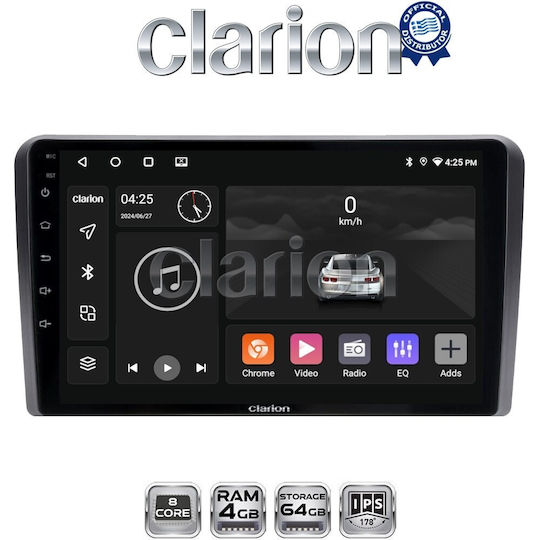 Clarion GL52333 OEM Мултимедийна Екран Автомобилна Citroen C5 2007 > 2017 Apple CarPlay Android Auto Bluetooth GPS Wi-Fi GPRS