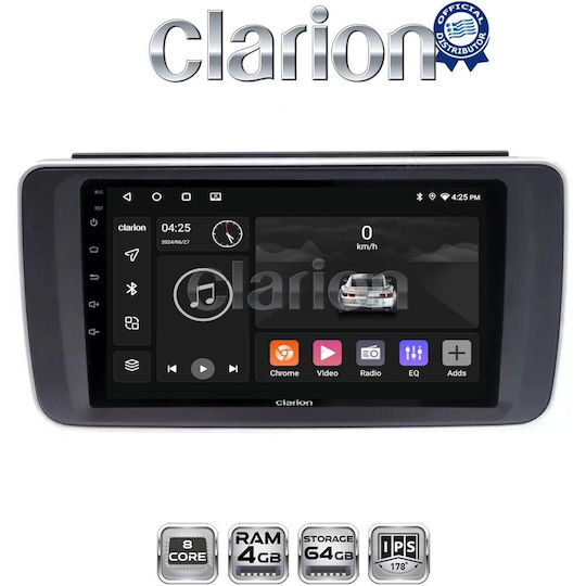 Clarion Gl52073 OEM Multimedia Car Audio System Nissan Leaf 2018 CarPlay Android Auto BT GPS Wi-Fi GPRS