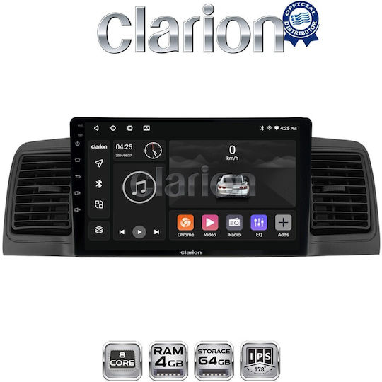 Clarion Gl52010b OEM Multimedia Auto-Audiosystem Toyota Corolla 2000 > 2007 Carplay Android Auto Bluetooth GPS Eingebautes Wi-Fi / 3G