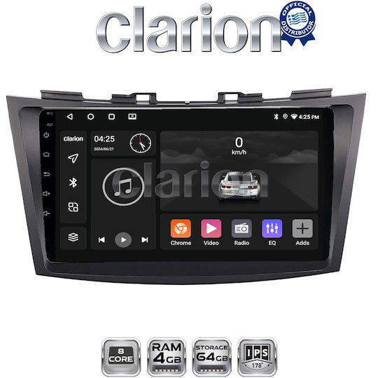 Clarion Gl52179 OEM Мултимедийна Екран Автомобилни Аудио Системи Suzuki Swift 2011>2016 CarPlay AndroidAuto BT GPS Wi-Fi GPRS