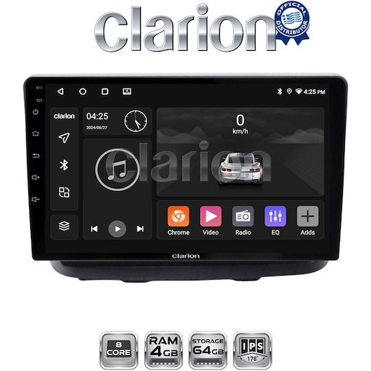 Clarion Gl52210 Οθόνη Oem Multimedia Αυτοκινήτου Fiat Doblo 2002 > 2007 Carplay Androidauto Bt Gps Wifi Gprs