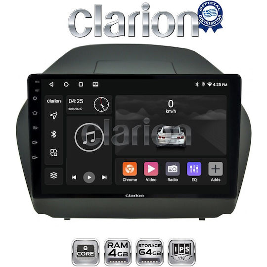 Clarion Gl52414 OEM Multimedia Car Audio System Screen Hyundai iX35 2009>2015 CarPlay Android Auto BT GPS WiFi GPRS