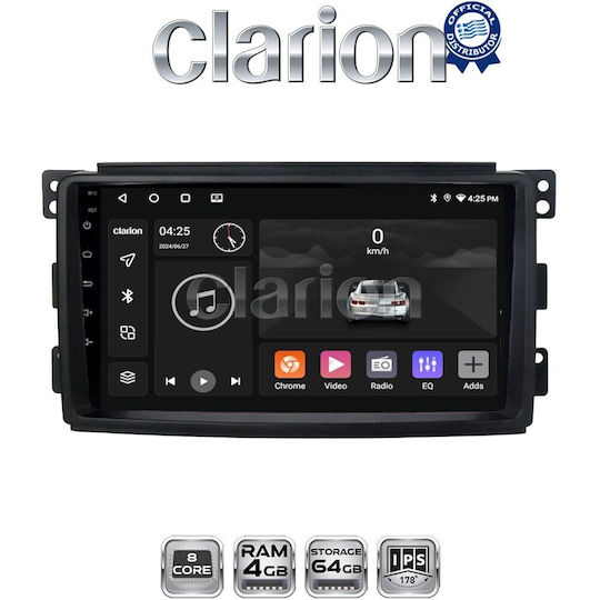 Clarion Gl52087 Екран OEM Мултимедия Автомобилни Аудио Системи Смарт 2007>2010 CarPlay AndroidAuto BT GPS Wi-Fi GPRS
