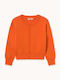 Kinder-Strickjacke Orange