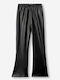 Kinderleggings Lang Schwarz
