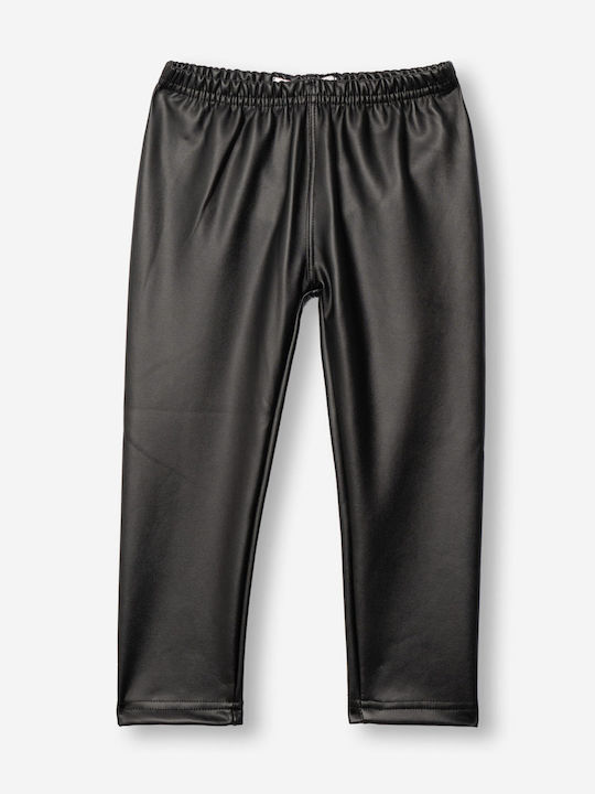 Kinderleggings Lang Schwarz