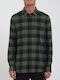 Caden Long Sleeve Flannel Shirt Checked Winter Moss