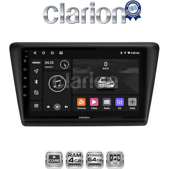 Clarion Gl52487 OEM Multimedia Auto-Audiosystem Skoda Rapid 2013-2017 CarPlay Android Auto Bluetooth GPS Eingebautes Wi-Fi GPRS