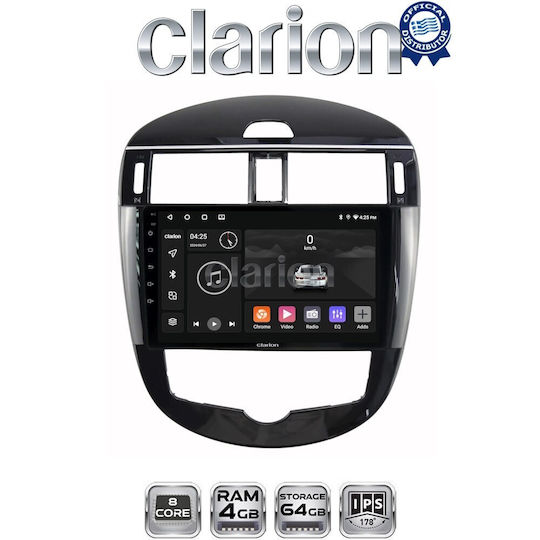 Clarion Gl52648 OEM Мултимедийна Екран Автомобилни Аудио Системи Nissan Pulsar 2015> CarPlay AndroidAuto BT GPS Wi-Fi GPRS