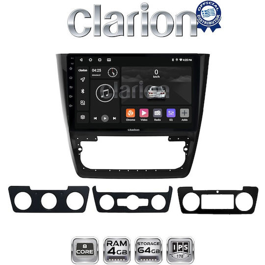 Clarion GL52482 OEM Multimedia Car Audio System Skoda Yeti 2014> CarPlay Android Auto BT GPS Wi-Fi GPRS