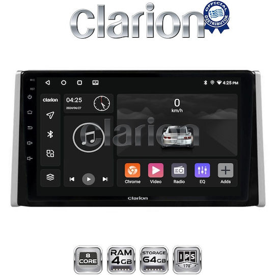 Clarion Gl52572 OEM Мултимедийна Екран Автомобилни Аудио Системи Toyota RAV 4 2019 Apple CarPlay Android Auto Bluetooth GPS Вграден Wi-Fi GPRS
