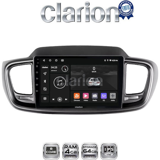 Clarion Gl52224 Οθόνη Oem Multimedia Αυτοκινήτου Kia Sorento 2013 > 2020 Carplay Androidauto Bt Gps Wifi Gprs
